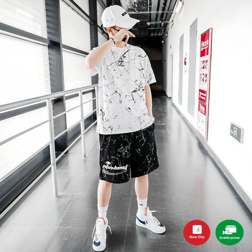 Bộ Hè Nam in 3D 2 Mặt Hàng Đẹp BB63 ..