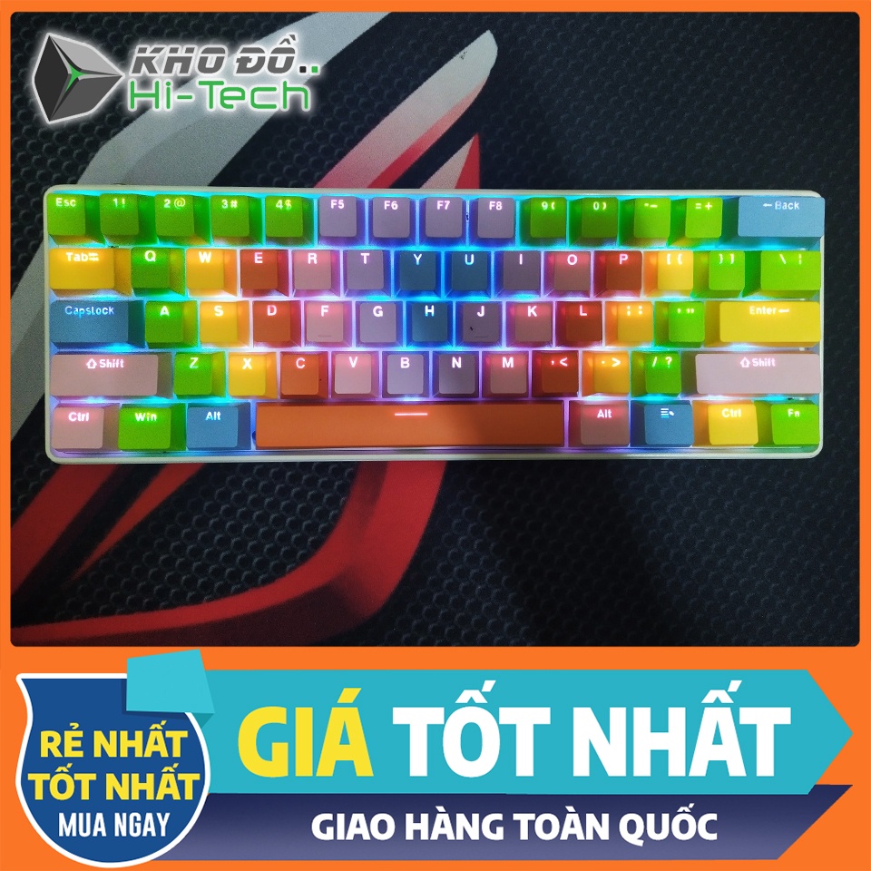 Keycap nhiều màu PBT (lẻ)  𝘍𝘳𝘦𝘦𝘴𝘩𝘪𝘱  OEM profile, chất liệu PBT in double shot xuyên led lung linh