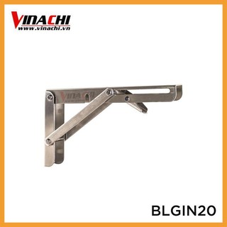 Giá đỡ, bản lề gập inox - bộ 2 cái