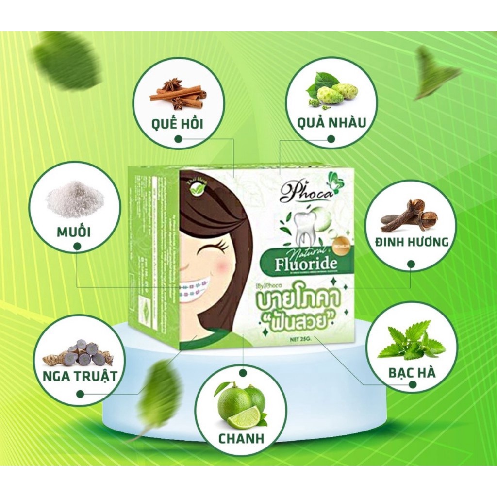 SMILE LIFE | Kem Đánh Răng Thảo Mộc Phoca - Thái Lan