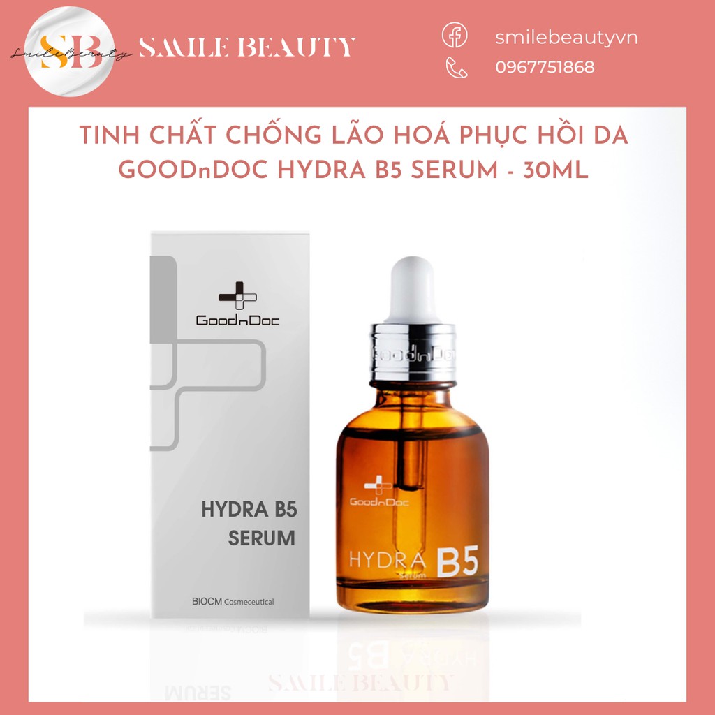 Serum dưỡng ẩm phục hồi Goodndoc Hydra B5 serum