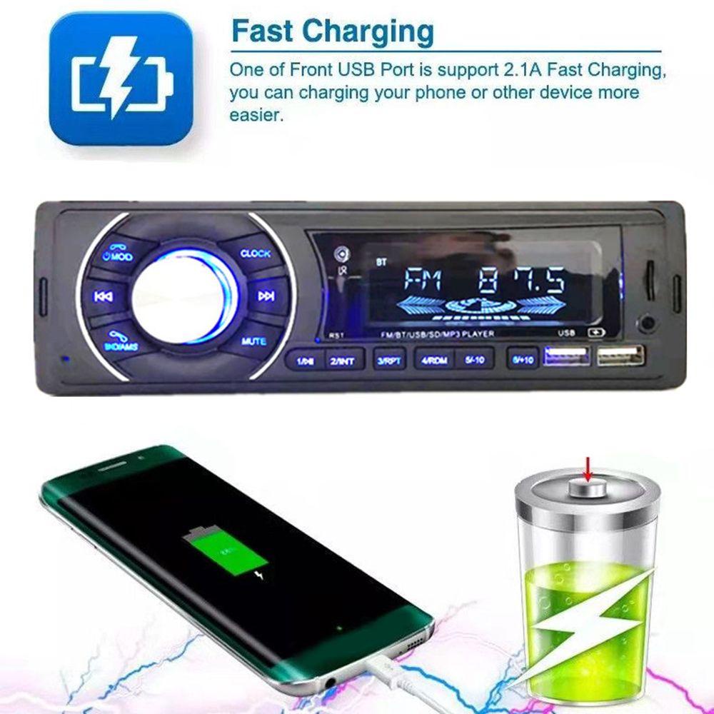 Máy Nghe Nhạc MP3 / Điện Thoại Rảnh Tay Tích Hợp Đài Fm Gắn Bảng Điều Khiển Xe Hơi