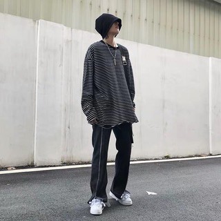 Striple disstress tee