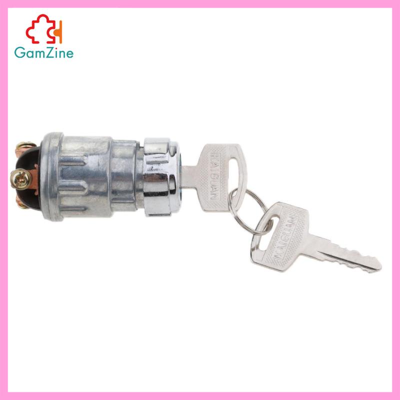 Bộ Ổ Khóa Xi Lanh Đánh Lửa 12V + 2 Chìa Khóa 3 Vị Trí Thông Dụng lzdxwcke2 Cho Xe Hơi / Xe Tải