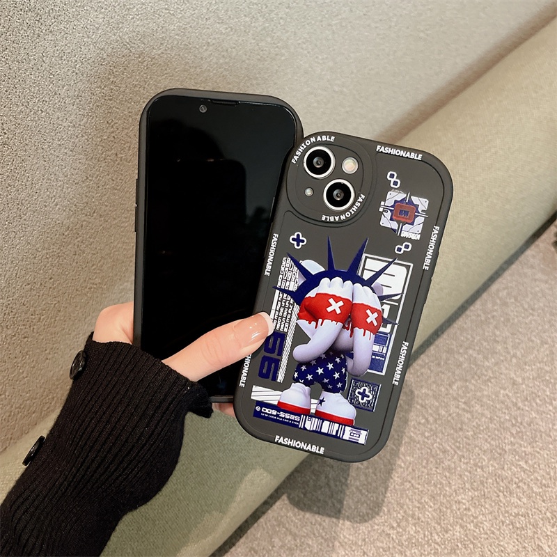 Ốp Điện Thoại Silicon Mềm Chống Sốc In Hình Thỏ Cho ốp iphone 11 pro max 12 13 pro max X / Xs max XR 7plus / 8plus 7 / 8 / se2020 6s plus ốp iphone