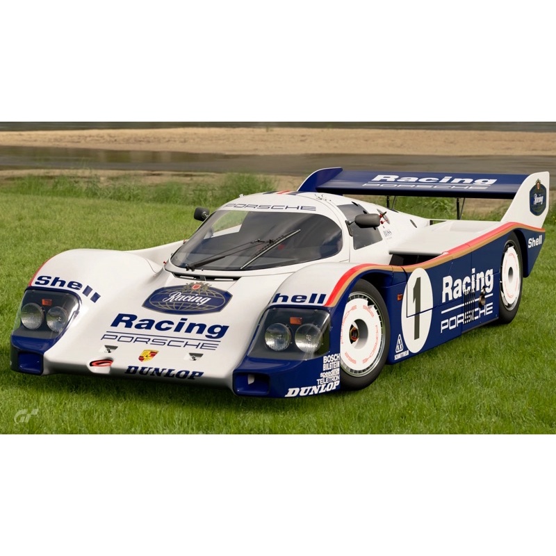 Xe mô hình Hot Wheels Premium Porsche 962 Gran Turismo Hiếm Hotwheels Banh Cao Su