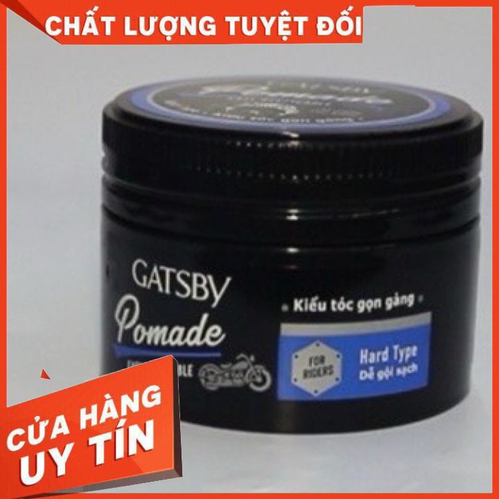 Wax Vuốt Tóc Gatsby Pomade 65g-dễ dàng tạo nếp -giữ nếp mềm -mùi dễ chịu -không khô tóc