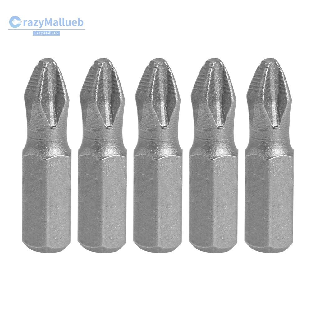 CRA-Stock 25mm Magnetic Anti Slip Long Reach Electric Screwdriver Bits PH2 S2 Bits