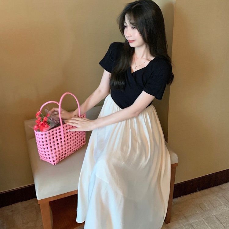 Đầm Thiết Kế Dáng Ôm Phong Cách Pháp Thời Trang Sang Trọng Cho Nữ