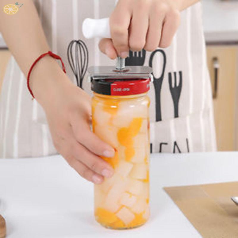 Durable Stainless Steel Adjustable Manual Home Lid Silver Bottle Kitchen Tool Hand Opener Gadgets Easy Jar Can Opener