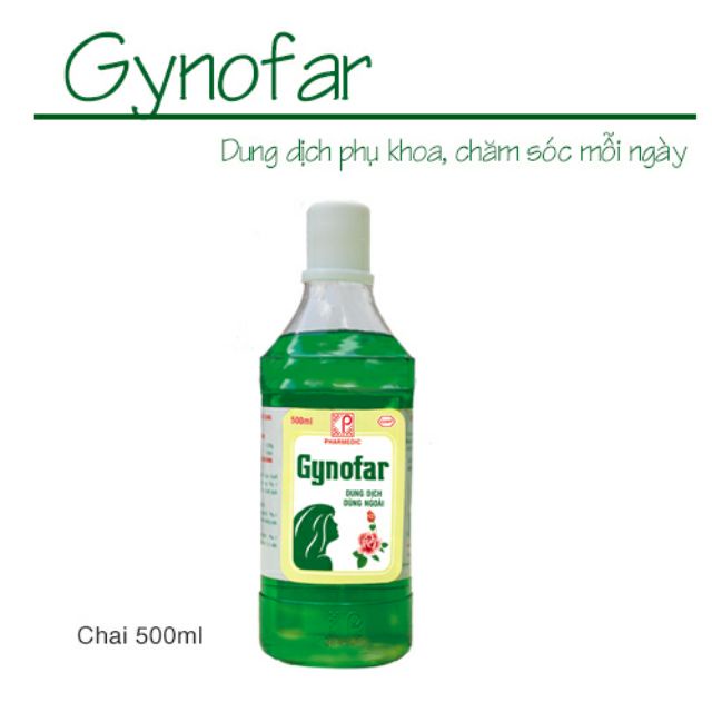 Dung dịch vệ sinh phụ nữ gynofa ( chai 250-500ml)