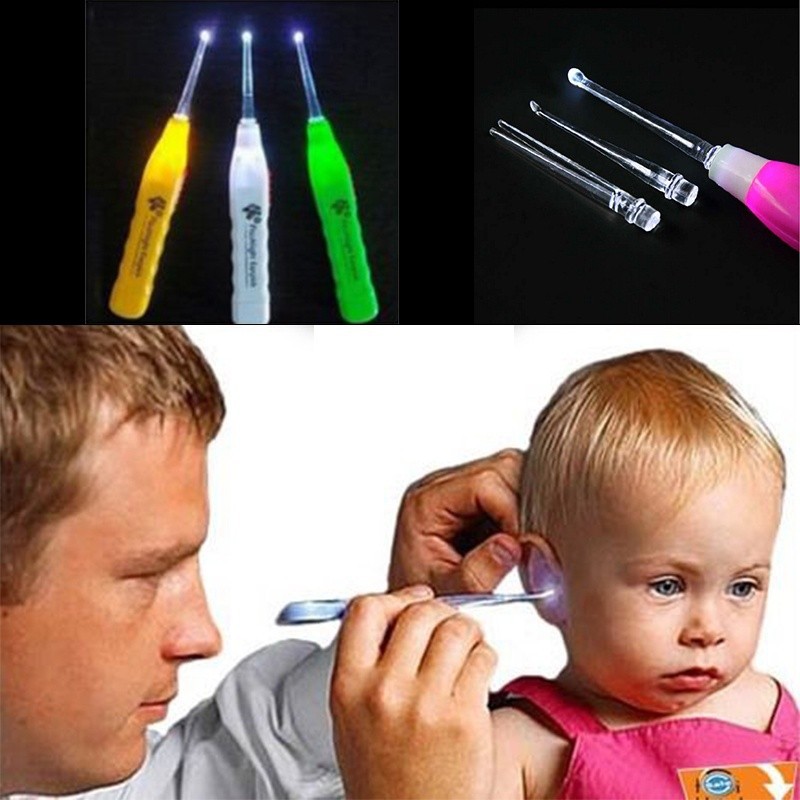 [Hàng mới về] Dụng cụ lấy ráy tai có đèn led an toàn tiện dụng