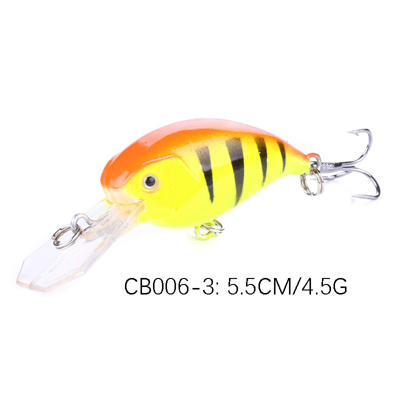 1 Mồi Câu Cá Giả Bằng Nhựa 5.5cm / 4.5g