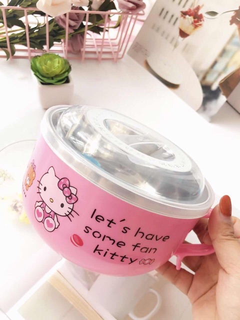 Tô nhựa inox HELLO KITTY - DOREMON DORAEMON