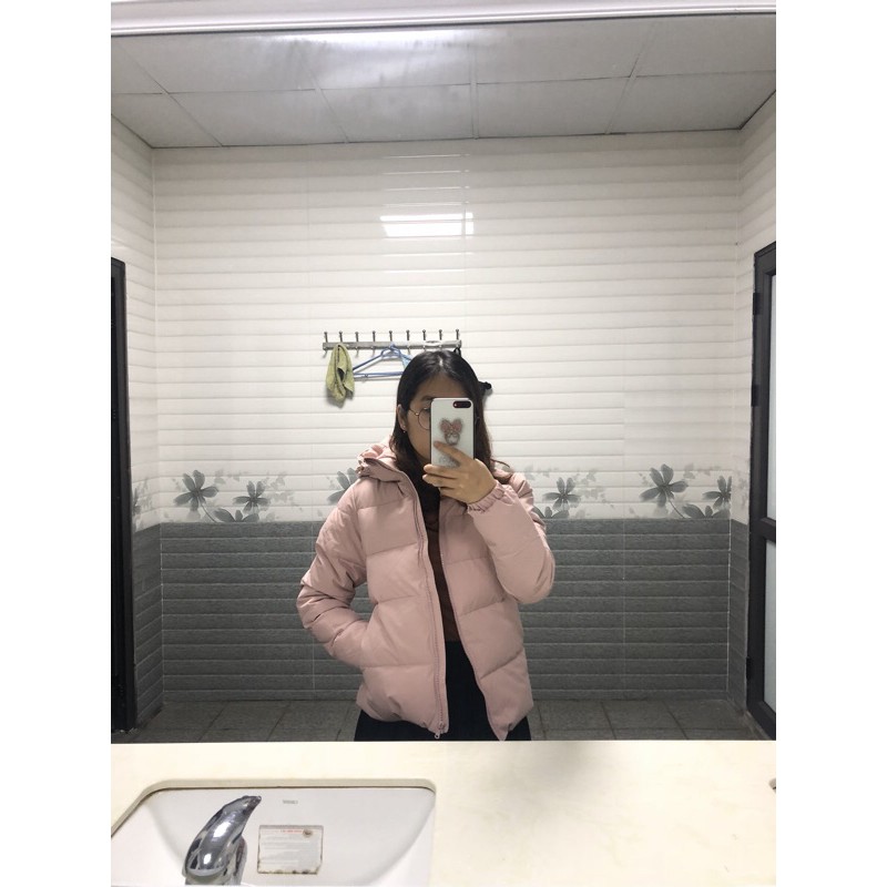 Áo phao siêu nhẹ nữ ngắn áo phao bigsize siêu ấm A146