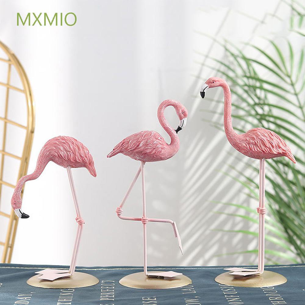 Tượng chim hồng hạc nhựa resin phong cách Bắc Âu sáng tạo trang trí bàn làm việc tiệc cưới đẹp mắt