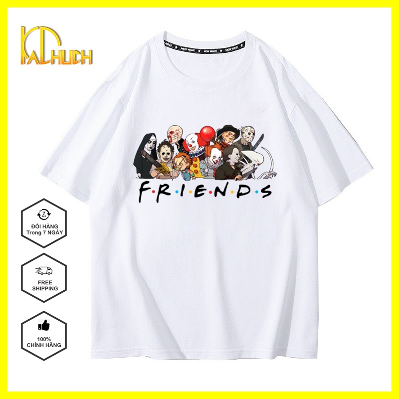 ÁO THUN NAM NỮ UNISEX TAY LỠ FORM RỘNG IN FRIENDS