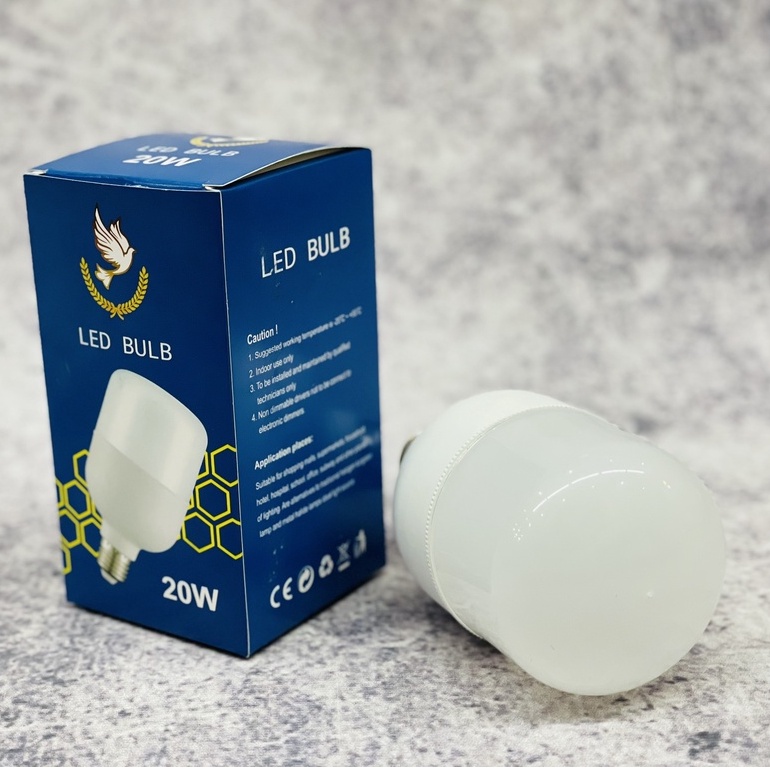 Bóng led trụ 10w 15w 20w 30w 40w 50w siêu sáng, Bóng đèn led trụ sáng trắng 10w 15w 20w 30w 40w 50w, Bóng đèn trong nhà