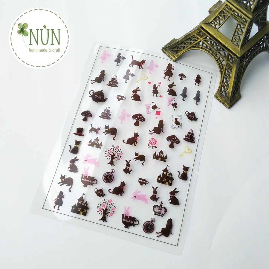 Vật liệu trong suốt, Vật liệu Resin Epoxy, Resin  UV Theme Alice