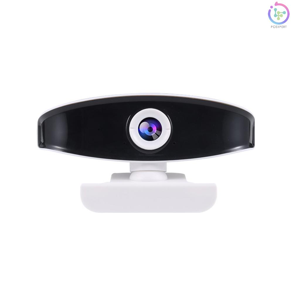 1080P HD Webcam Full HD 1080P Camera Omnidirectional Microphone Plug and Play for Online Class Live Broadcast