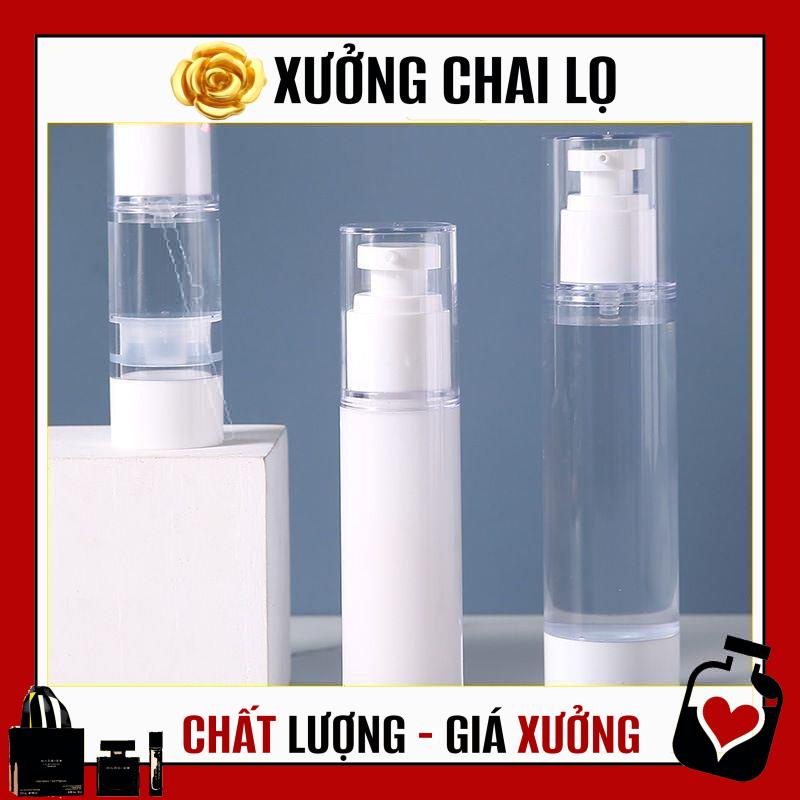 Chai Chiết Mĩ Phẩm ❤ TOP GIÁ RẺ ❤ Chai nhựa xịt giọt hút chân không 100ml chiết mỹ phẩm , phụ kiện du lịch