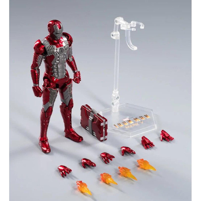 Mô hình Iron man mark 5 bộ sưu tập người sắt nhân vật Marvel