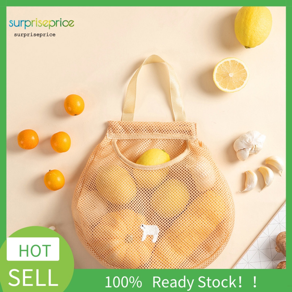 Túi Treo Đựng Rau Củ Quả Thoáng Khí Sắp Xếp Gọn Gàng Cho Nhà Bếp SPA