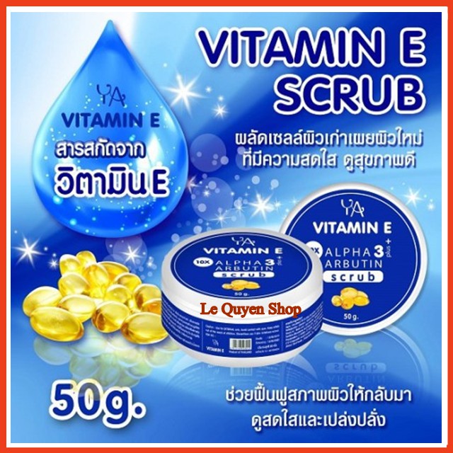 [HÀNG LOẠI 1] Tẩy tế bào chết Vitamin E Alpha Arbutin 3+ Thái Lan 50g