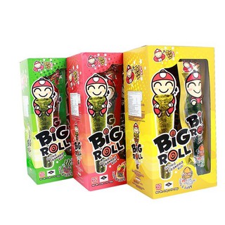 Hộp 12 Bánh Snack Rong Biển Taokaenoi Big Roll Grilled Seaweed Roll 3.6g