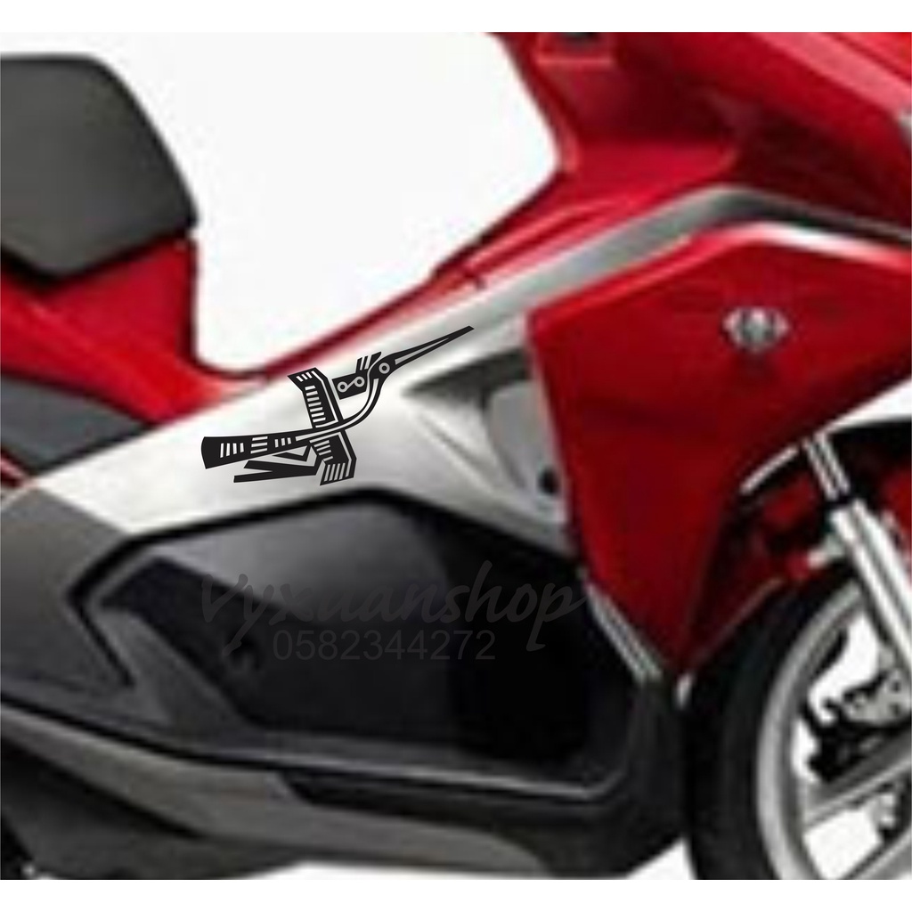 (1 đôi | nhiều màu| nhiều kích thước) Decan chim hạc trống đồng trang trí nắp capo ô tô,cánh cửa ô tô,xe máy update
