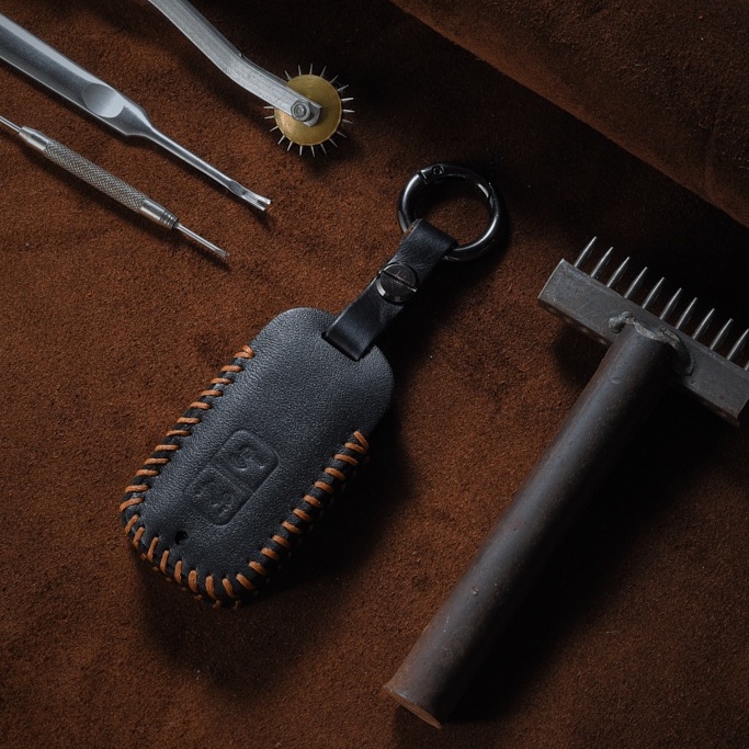 Bao Da Chìa Khóa Honda Air blade / lead/ vision/ vario dạng hộp da bò