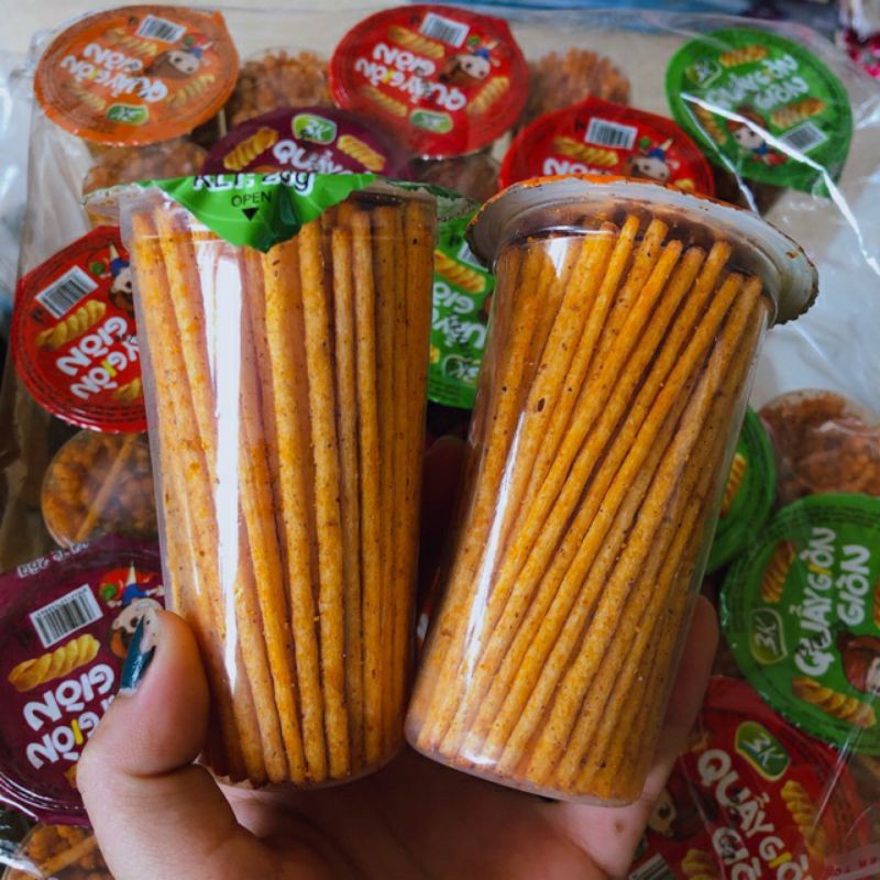 Tăm Cay Tẩm Vị Ăn Liền,Tăm Cay Đen,Snack Hương Bò, Snack Bim Bim Hằng Đại Nhiều Loại