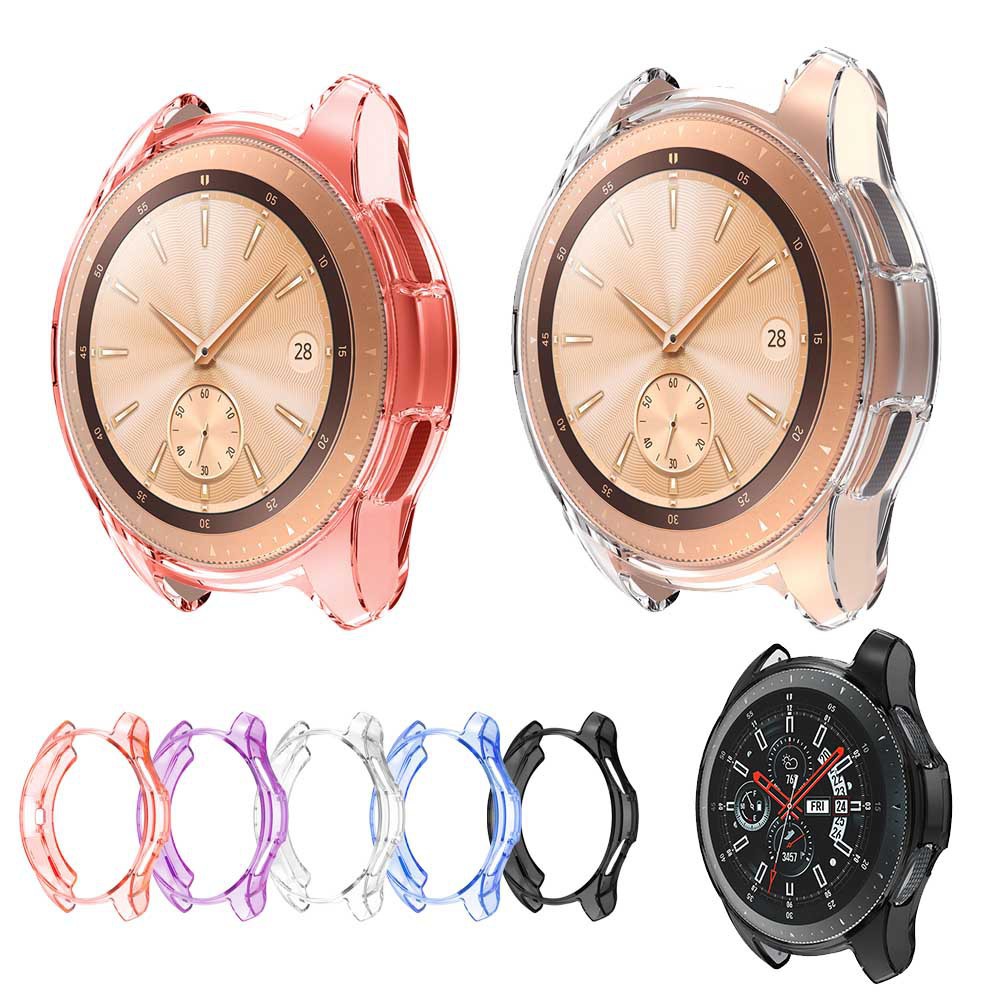 Khung ốp mặt đồng hồ chất liệu TPU mềm cho Samsung Galaxy 46mm/42mm/gear s3