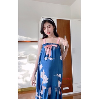 Đầm Bầu mặc nhà  style Hàn Quốc