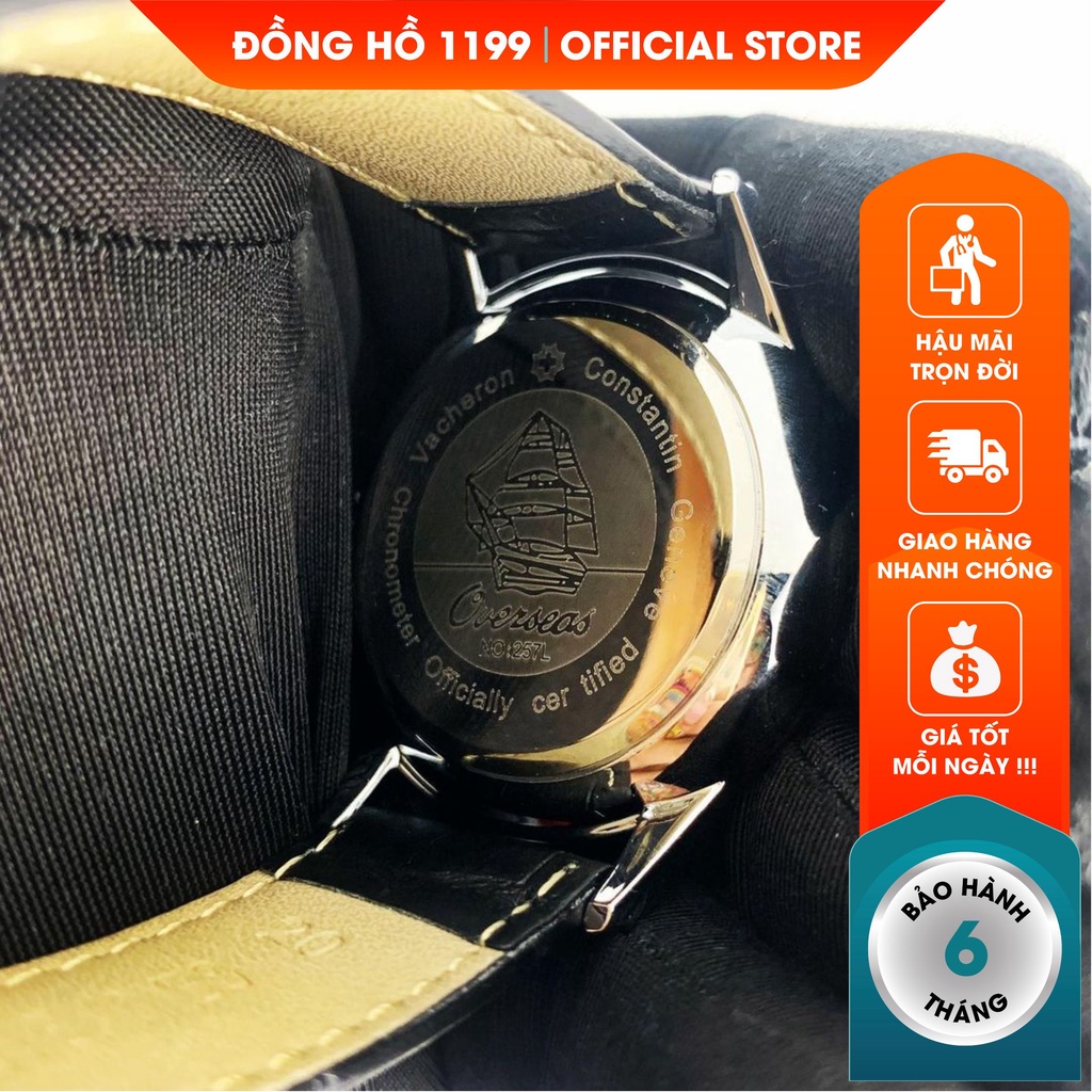 [QUÀ TẶNG]  Đồng hồ nam - Đồng Hồ Nam Dây Da 40mm Fom Size Chuẩn Chống Nước Chống Xước Tốt 9911.HN - 1199 Watches | BigBuy360 - bigbuy360.vn