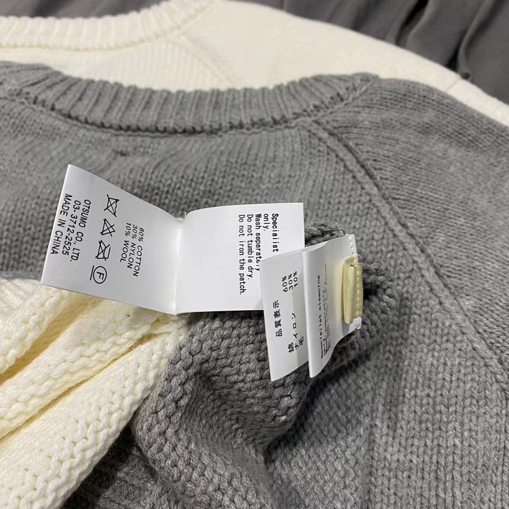 Áo Sweater Dệt Kim Chui Đầu Dáng Rộng In Hoạt Hình Đầu Hổ Kiểu Nhật Bản Cá Tính