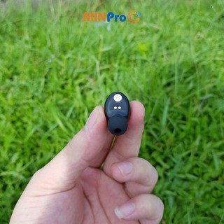 Tai nghe Bluetooth không dây 5.0 AMOI F9 PRO nút cảm biến vân tay chống nước kèm sạc 2.000mAh chính hãng - Minpro