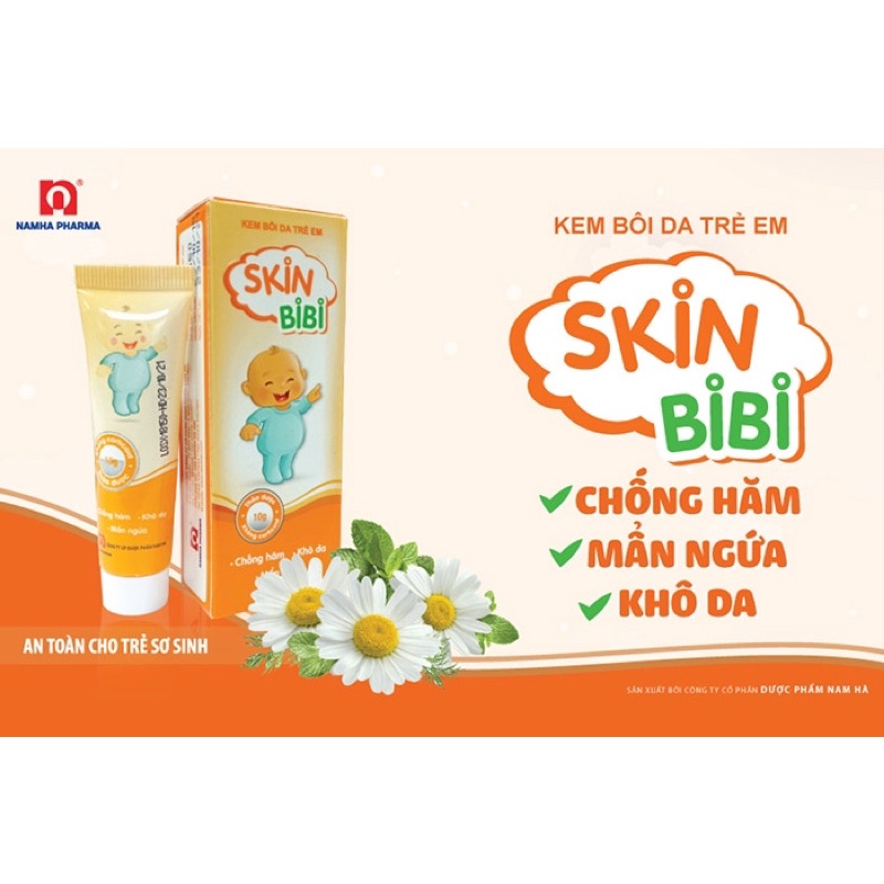 ✅[Chính hãng] Kem bôi da trẻ em SKINBIBI- Chống hăm, mẩn ngứa và khô da (Tube 10g và 20g)