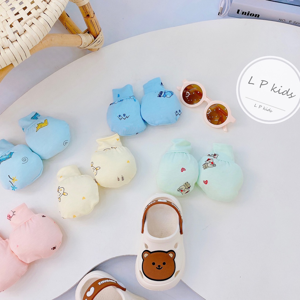 Combo 2 ĐÔI BAO TAY THUN PETIT MỀM MỊN cho bé 4BT01