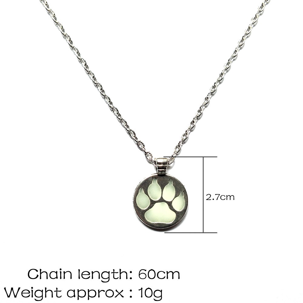 Vòng cổ RINHOO FRIENDSHIP thép không gỉ tùy chọn kiểu phát quang đơn giản thời trang hip hop cổ điển cho nam và nữ