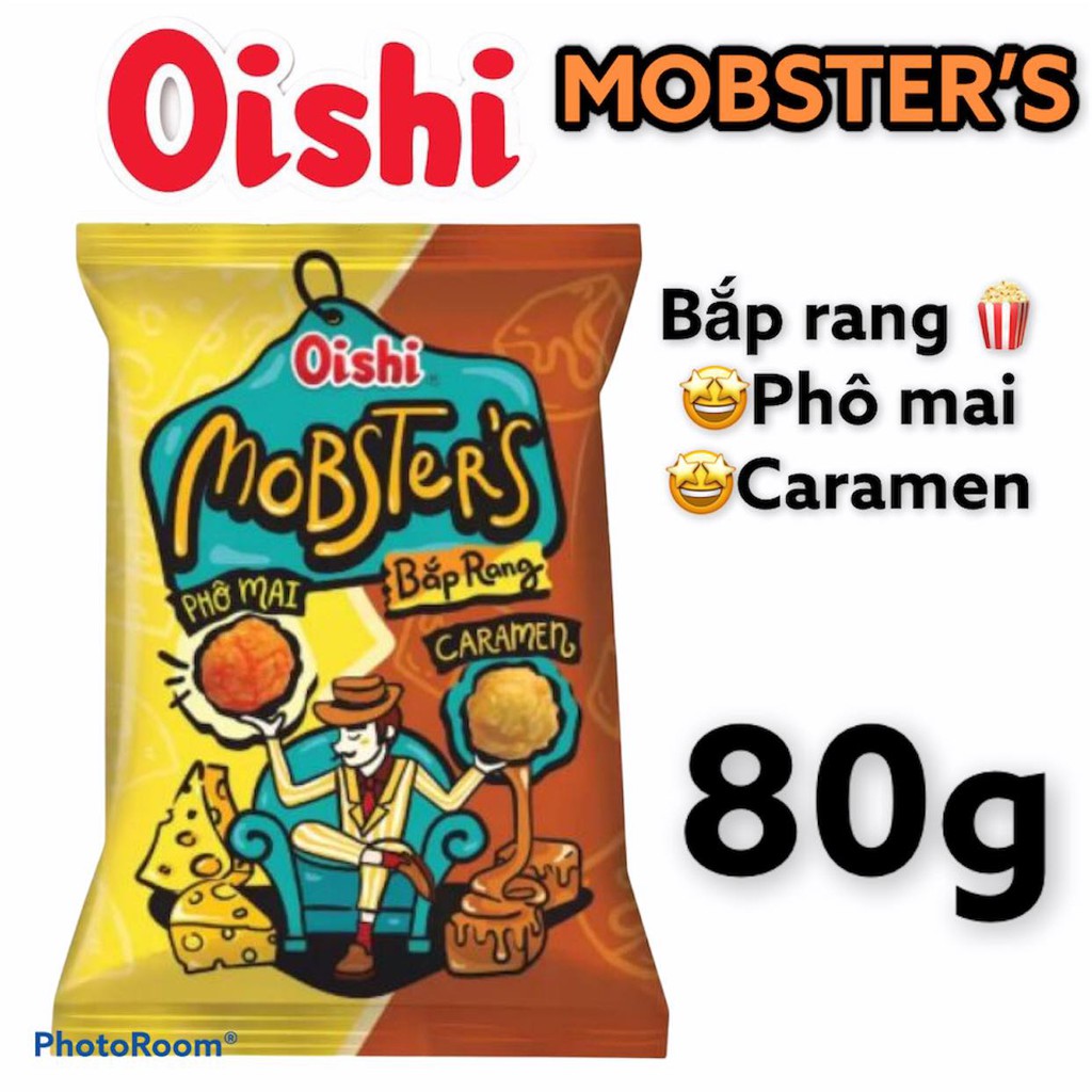 Bắp Rang Caramen Phô Mai Mobsters 80g