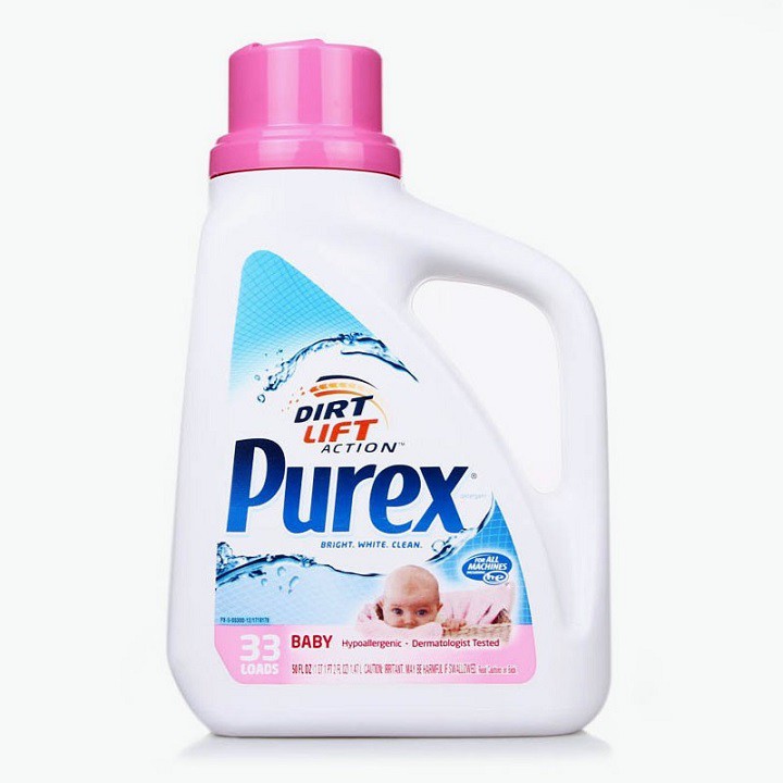 Nước Giặt Purex Ultra Concentrate Baby 1.47Lít - USA