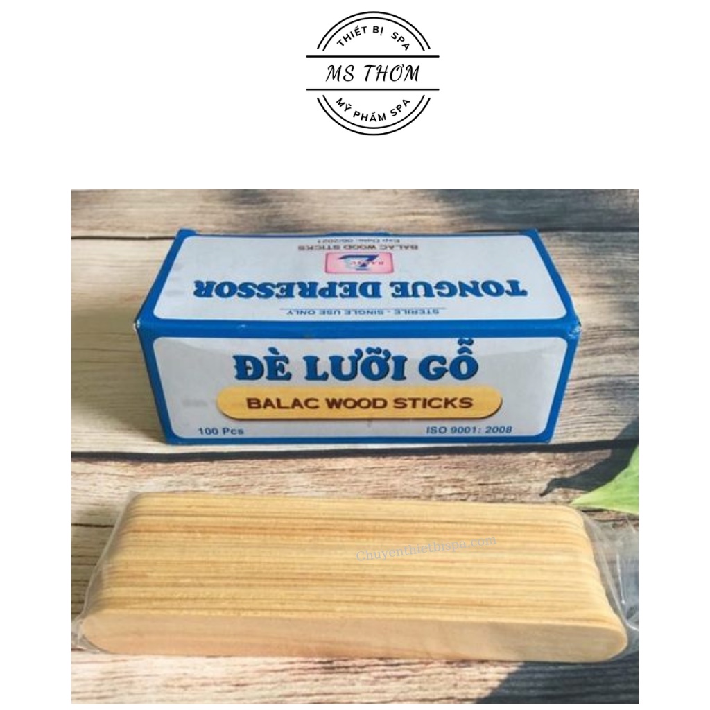 Que đè lưỡi gỗ dùng để quét sáp wax, quét gel siêu tiện lợi | BigBuy360 - bigbuy360.vn