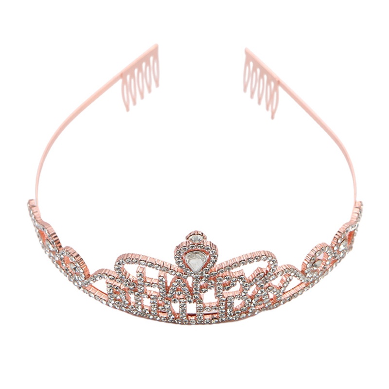 Flgo Băng Đô Cài Tóc Hình Vương Miện Sinh Nhật Dễ Thương Cho Nữ