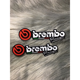 Cặp logo Brembo , decal cao cấp, chống nước
