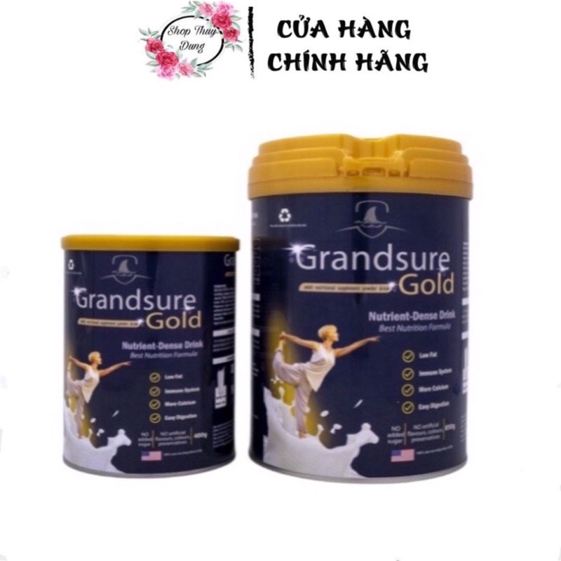 SỮA DÀNH CHO NGƯỜI  XƯƠNG KHỚP GRANDSURE + quà tặng Tăm Bông [800g]