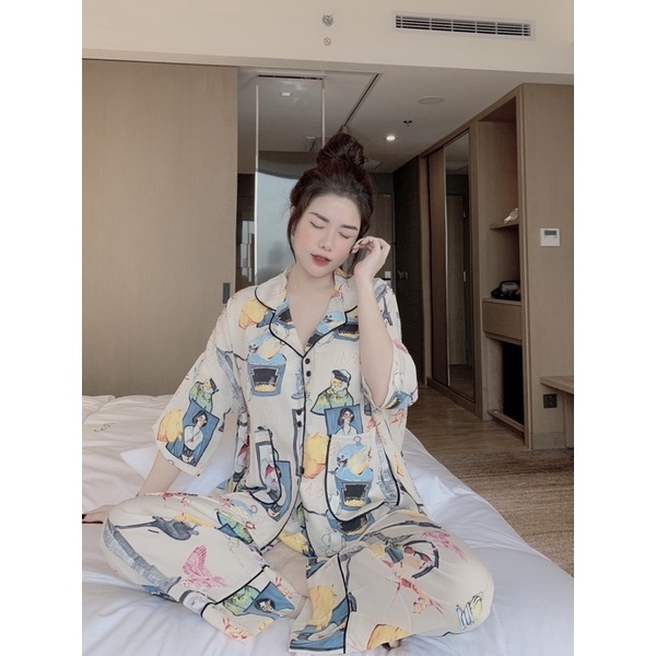Đồ bộ Pijama - Form cánh dơi quần dài cao cấp ❤️ | BigBuy360 - bigbuy360.vn