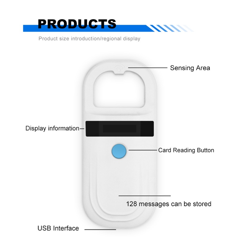 Đầu Đọc Chip Microchip Đọc Thẻ Id Cho Thú Cưng