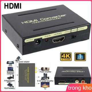 Đầu chia chuyển đổi HDMI sang HDMI & Optical SPDIF RCA 1080P chất lượng cao