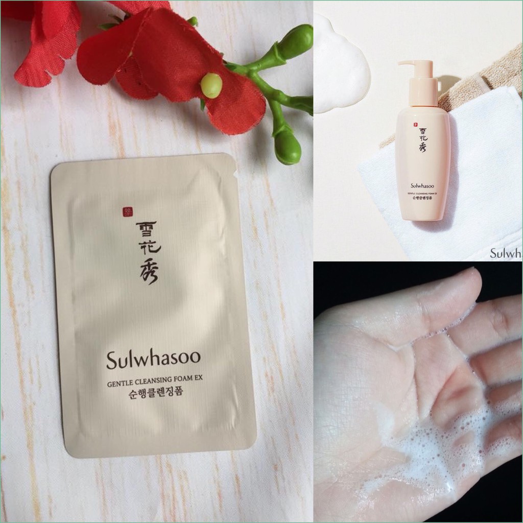 [3ml] Gói Sample Sữa Rửa Mặt Dạng Gel Siêu Dịu NhẹSulwhasoo Gentle Cleansing Foam Ex | BigBuy360 - bigbuy360.vn